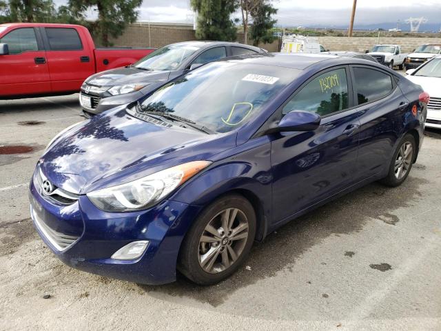 HYUNDAI ELANTRA GL 2013 with VIN 5NPDH4AE2DH425790 - Photo from auction