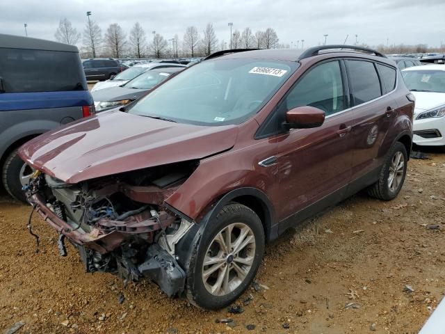 FORD ESCAPE SEL 2018 with VIN 1FMCU0HD1JUB71418 - Photo from auction
