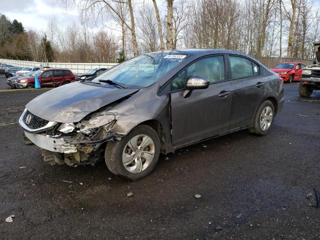 HONDA CIVIC LX 2014 with VIN 2HGFB2F55EH502025 - Photo from auction