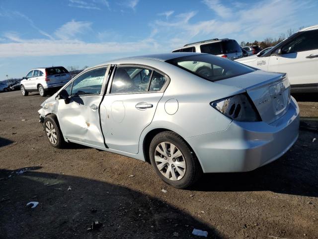 Photo 2 from auction – 2012 HONDA CIVIC LX with VIN 2HGFB2F55CH523972