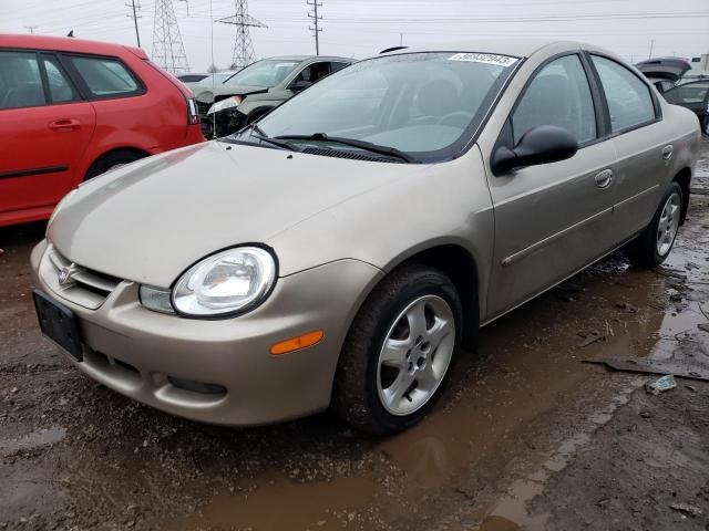 DODGE NEON SE 2002 with VIN 1B3ES46C02D634317 - Photo from auction