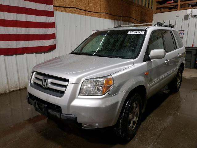 HONDA PILOT EX 2006 with VIN 2HKYF18596H544516 - Photo from auction