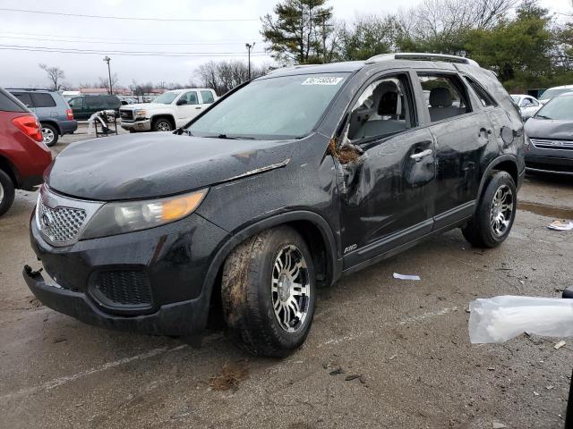 KIA SORENTO LX 2013 with VIN 5XYKTDA24DG338394 - Photo from auction