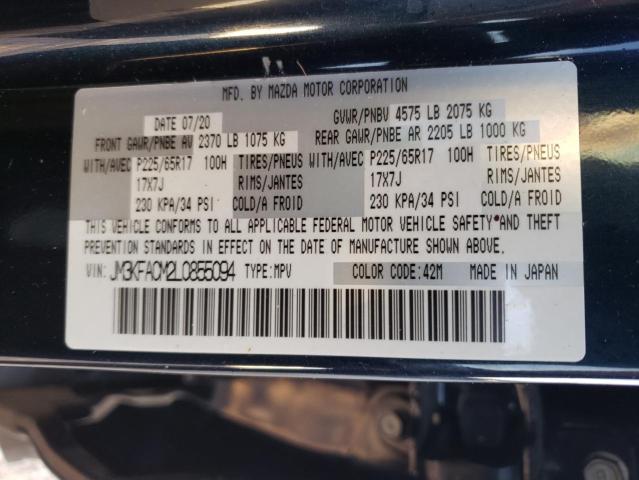 Photo 14 from auction – 2020 MAZDA CX-5 TOURI with VIN JM3KFACM2L0855094