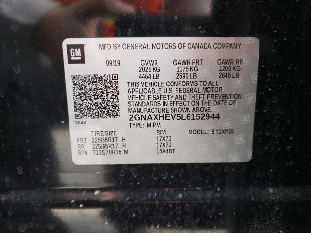Photo 14 from auction – 2020 CHEVROLET EQUINOX LS with VIN 2GNAXHEV5L6152944