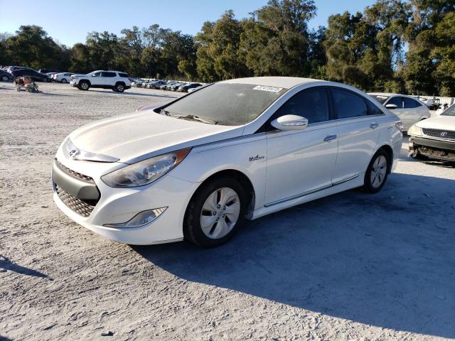 HYUNDAI SONATA HYB 2013 with VIN KMHEC4A47DA099434 - Photo from auction