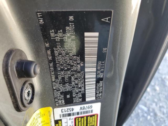 Photo 14 from auction – 2011 TOYOTA SIENNA LE with VIN 5TDKK3DC7BS146226