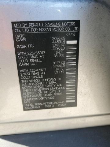 Photo 14 from auction – 2016 NISSAN ROGUE S with VIN KNMAT2MT0GP725403