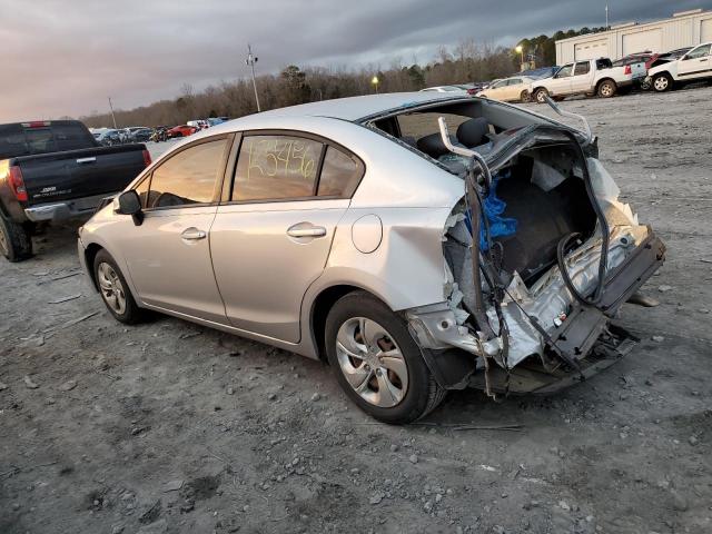 Photo 2 from auction – 2013 HONDA CIVIC LX with VIN 19XFB2F51DE217590