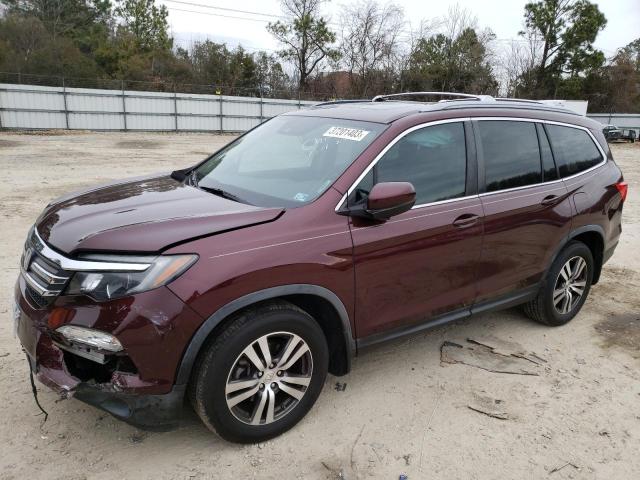 HONDA PILOT EXL 2016 with VIN 5FNYF5H62GB043404 - Photo from auction