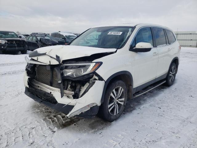 HONDA PILOT EXL 2018 with VIN 5FNYF6H64JB015343 - Photo from auction