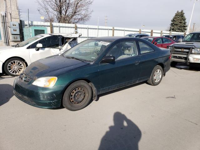 Photo 1 from auction – 2001 HONDA CIVIC LX with VIN 1HGEM22521L063293