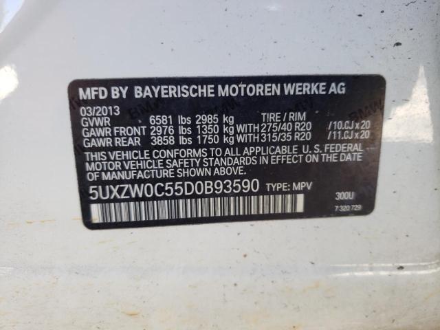 Photo 14 from auction – 2013 BMW X5 XDRIVE3 with VIN 5UXZW0C55D0B93590