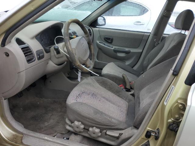 Photo 7 from auction – 2002 HYUNDAI ACCENT GL with VIN KMHCG45C22U361157