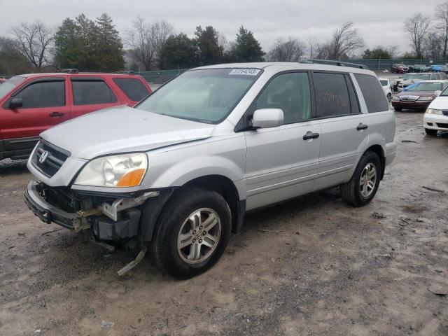 HONDA PILOT EXL 2005 with VIN 5FNYF18525B059115 - Photo from auction
