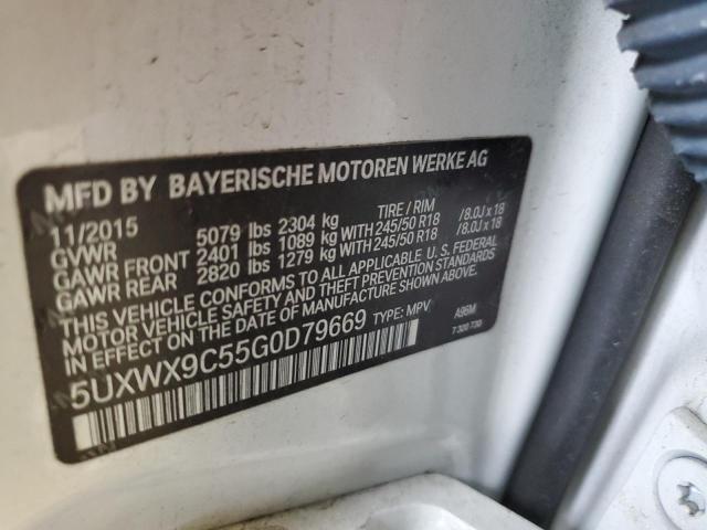 Photo 14 from auction – 2016 BMW X3 XDRIVE2 with VIN 5UXWX9C55G0D79669