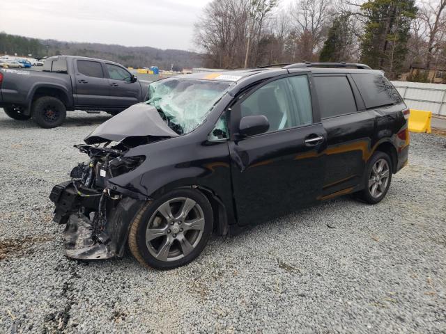TOYOTA SIENNA SE 2017 with VIN 5TDXZ3DC6HS873366 - Photo from auction
