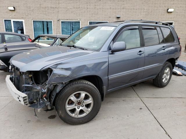 TOYOTA HIGHLANDER 2007 with VIN JTEEP21AX70195096 - Photo from auction