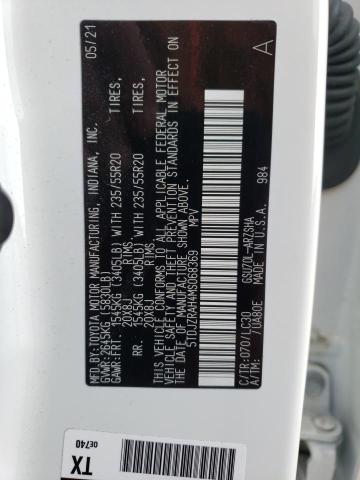 Photo 14 from auction – 2021 TOYOTA HIGHLANDER with VIN 5TDJZRAH4MS068369