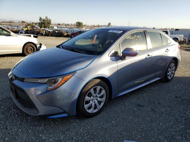 TOYOTA COROLLA LE 2022 with VIN JTDEPMAE8N3008341 - Photo from auction