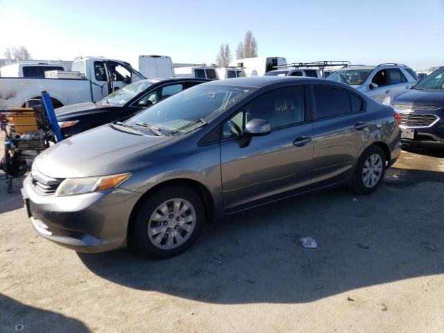 HONDA CIVIC LX 2012 with VIN JHMFB2F56CS003883 - Photo from auction