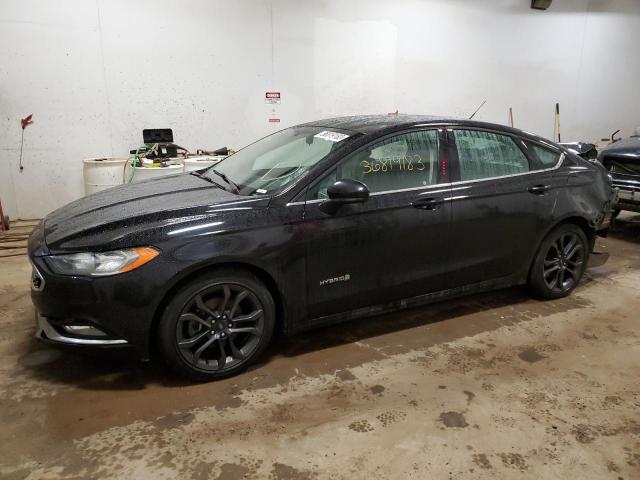 FORD FUSION SE 2018 with VIN 3FA6P0LU2JR247998 - Photo from auction