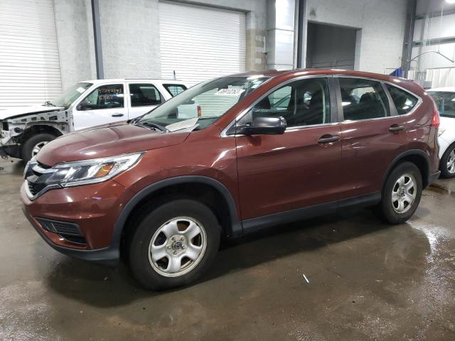 HONDA CR-V LX 2015 with VIN 5J6RM4H37FL009393 - Photo from auction