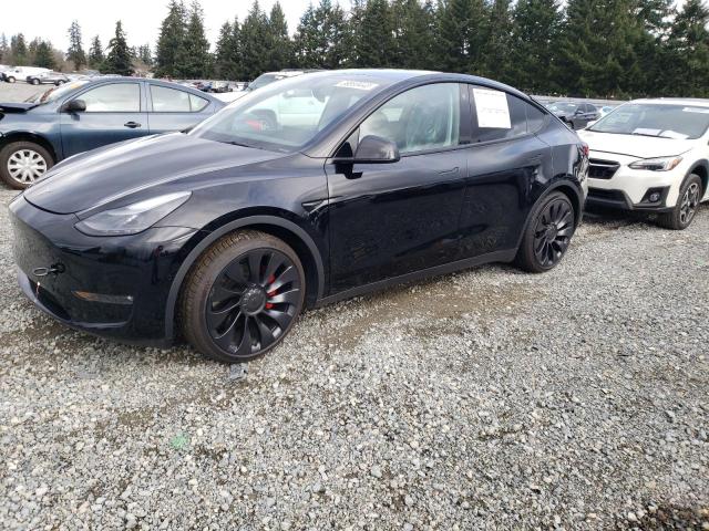TESLA MODEL Y 2022 with VIN 7SAYGDEF7NF406274 - Photo from auction