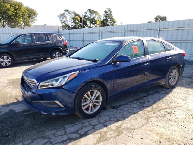 HYUNDAI SONATA SE 2016 with VIN 5NPE24AF7GH325848 - Photo from auction