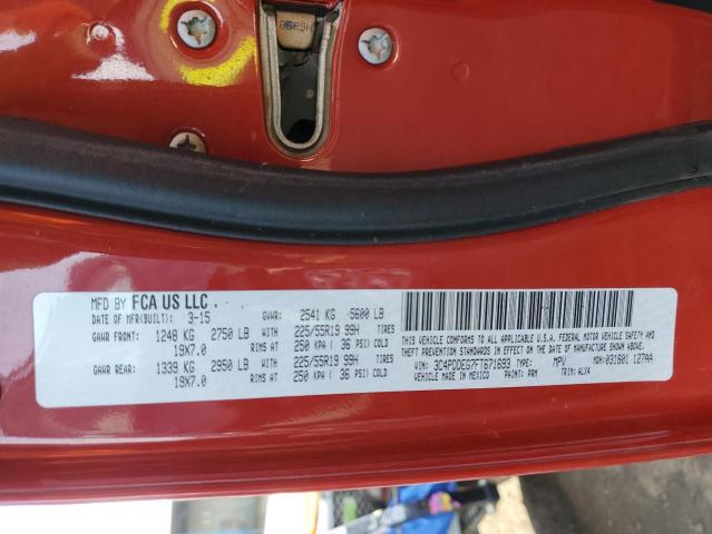 Photo 14 from auction – 2015 DODGE JOURNEY R/ with VIN 3C4PDDEG7FT671693
