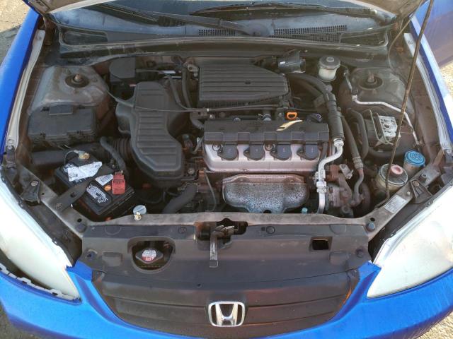 Photo 11 from auction – 2001 HONDA CIVIC EX with VIN 2HGES26791H543832