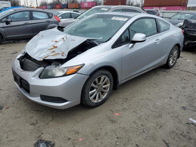 HONDA CIVIC EX 2012 with VIN 2HGFG3B80CH535339 - Photo from auction