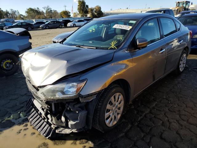 NISSAN SENTRA S 2016 with VIN 3N1AB7AP8GY263097 - Photo from auction