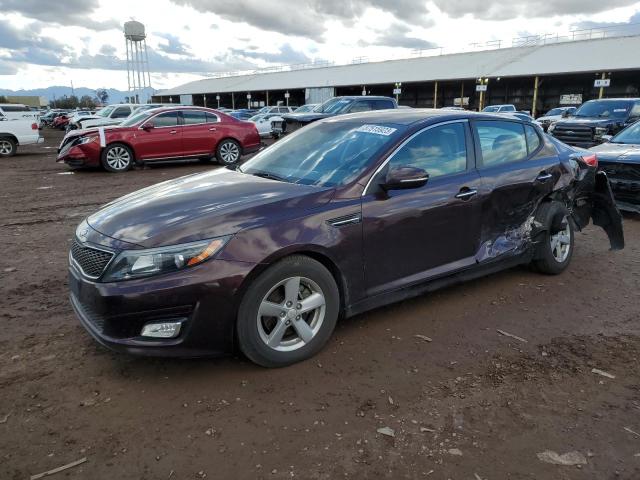 KIA OPTIMA LX 2015 with VIN 5XXGM4A74FG404495 - Photo from auction