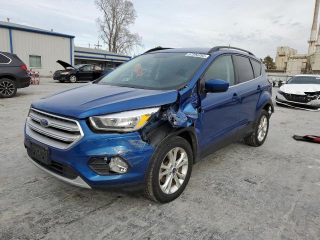 FORD ESCAPE SE 2018 with VIN 1FMCU0GD9JUA49522 - Photo from auction