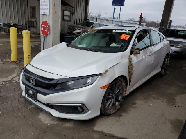 HONDA CIVIC EXL 2019 with VIN 2HGFC1F73KH651697 - Photo from auction