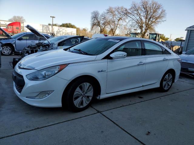 HYUNDAI SONATA HYB 2015 with VIN KMHEC4A43FA124204 - Photo from auction