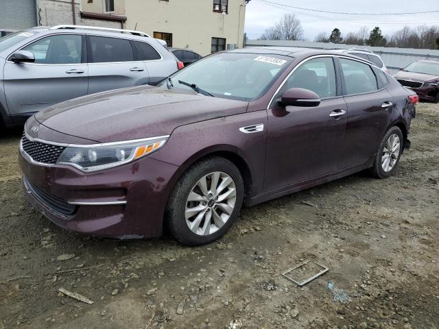 KIA OPTIMA EX 2016 with VIN 5XXGU4L30GG086855 - Photo from auction