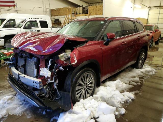 TOYOTA HIGHLANDER 2021 with VIN 5TDFZRBH5MS149644 - Photo from auction