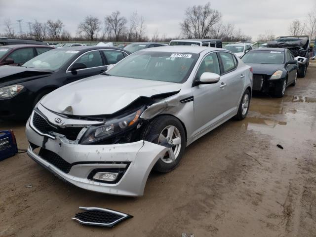 KIA OPTIMA LX 2014 with VIN 5XXGM4A76EG261290 - Photo from auction