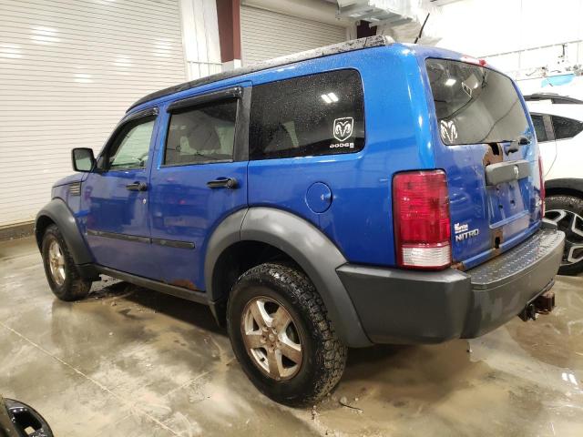 Photo 2 from auction – 2007 DODGE NITRO SXT with VIN 1D8GU28K97W664178