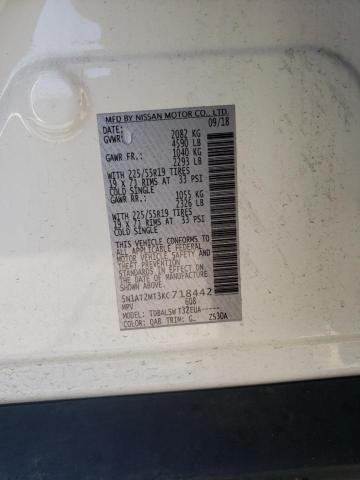 Photo 14 from auction – 2019 NISSAN ROGUE S with VIN 5N1AT2MT3KC718442
