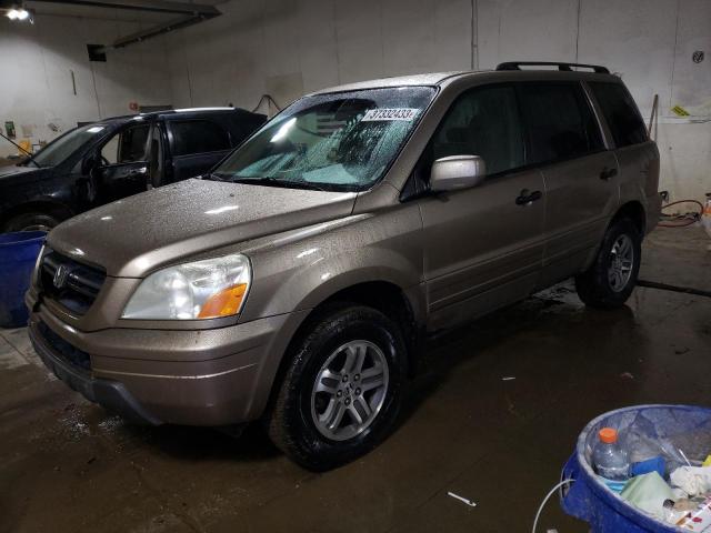 Photo 1 from auction – 2004 HONDA PILOT EXL with VIN 2HKYF18654H547838