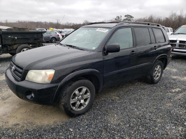 TOYOTA HIGHLANDER 2006 with VIN JTEGP21A160104188 - Photo from auction