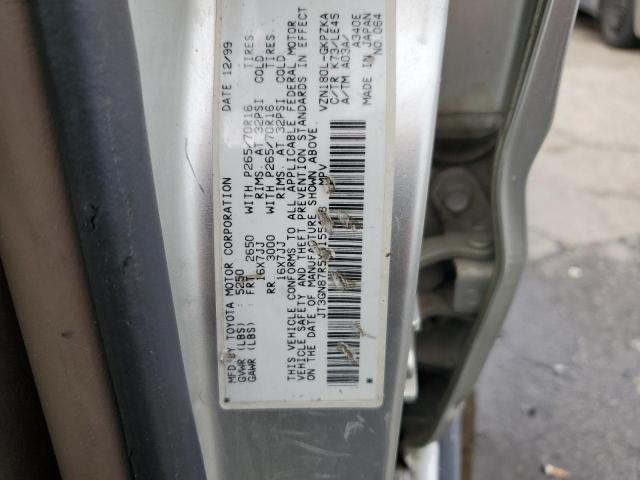 Photo 14 from auction – 2000 TOYOTA 4RUNNER LI with VIN JT3GN87R5Y0155498