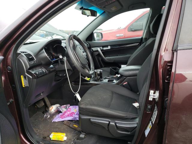 Photo 8 from auction – 2015 KIA SORENTO LX with VIN 5XYKTDA79FG583769