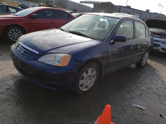 HONDA CIVIC EX 2002 with VIN 2HGES26742H602612 - Photo from auction