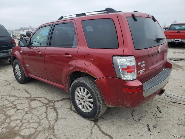Photo 2 from auction – 2008 MERCURY MARINER PR with VIN 4M2CU87198KJ08321