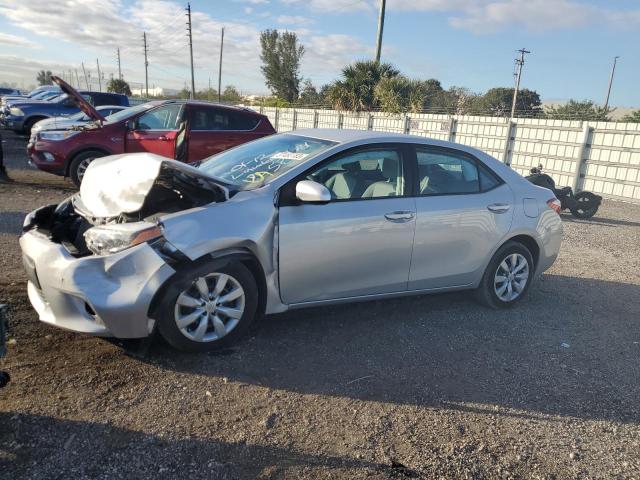 TOYOTA COROLLA L 2015 with VIN 2T1BURHE7FC308458 - Photo from auction
