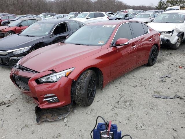 INFINITI Q50 BASE 2014 with VIN JN1BV7AR3EM685954 - Photo from auction